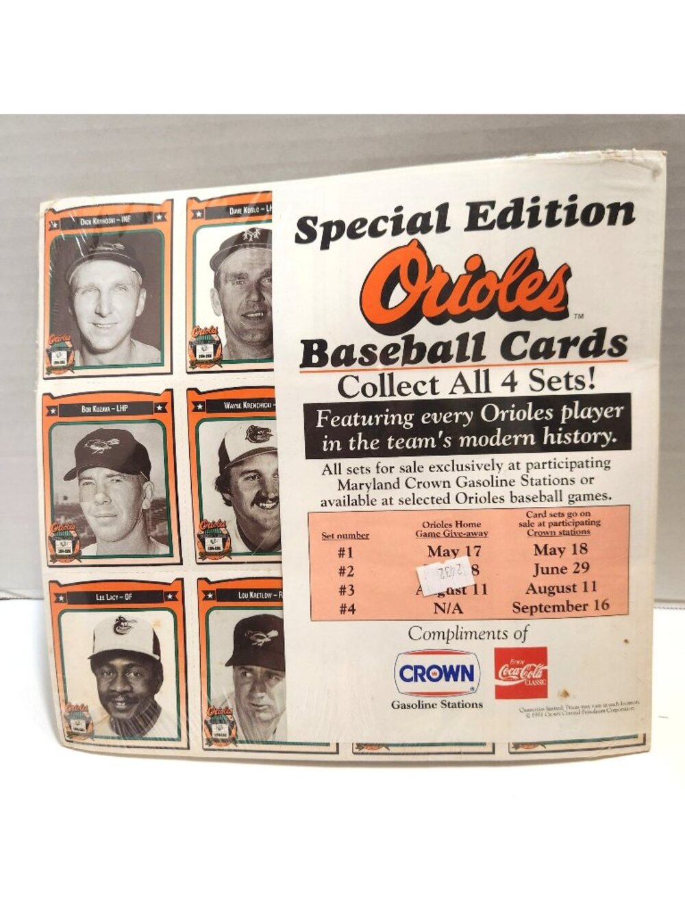 Special Edition Orioles Baseball Cards Set Featuring All-Time Players